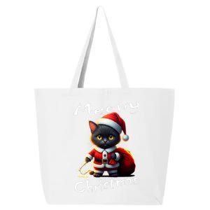 Festival Holiday Cute Kitten Meowy Christmas Great Gift 25L Jumbo Tote