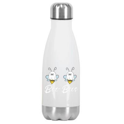 Funny Halloween Cute Gift Boo Bees Meaningful Gift Stainless Steel Insulated Water Bottle