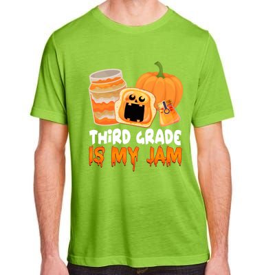 Funny Halloween Costume Team Third Grade Is My Jam 3Rd Grade Great Gift Adult ChromaSoft Performance T-Shirt