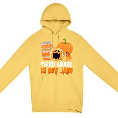 Funny Halloween Costume Team Third Grade Is My Jam 3Rd Grade Great Gift Premium Pullover Hoodie