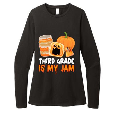 Funny Halloween Costume Team Third Grade Is My Jam 3Rd Grade Great Gift Womens CVC Long Sleeve Shirt