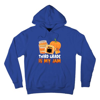 Funny Halloween Costume Team Third Grade Is My Jam 3Rd Grade Great Gift Hoodie