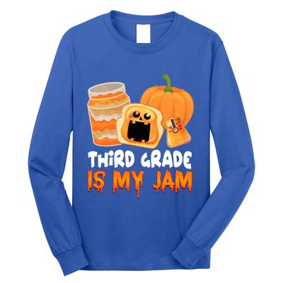 Funny Halloween Costume Team Third Grade Is My Jam 3Rd Grade Great Gift Long Sleeve Shirt