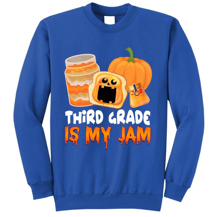 Funny Halloween Costume Team Third Grade Is My Jam 3Rd Grade Great Gift Sweatshirt