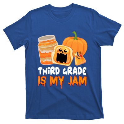 Funny Halloween Costume Team Third Grade Is My Jam 3Rd Grade Great Gift T-Shirt