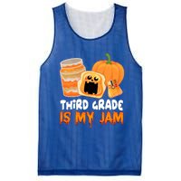 Funny Halloween Costume Team Third Grade Is My Jam 3Rd Grade Great Gift Mesh Reversible Basketball Jersey Tank