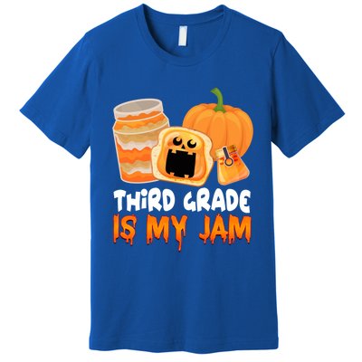 Funny Halloween Costume Team Third Grade Is My Jam 3Rd Grade Great Gift Premium T-Shirt