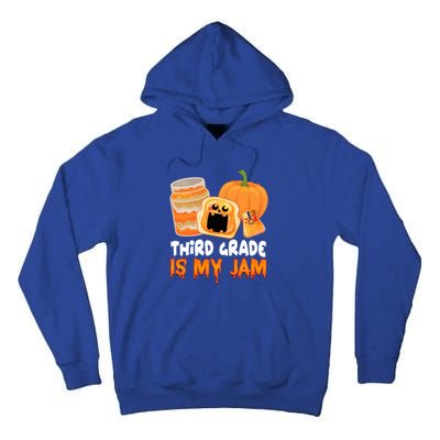 Funny Halloween Costume Team Third Grade Is My Jam 3Rd Grade Great Gift Tall Hoodie