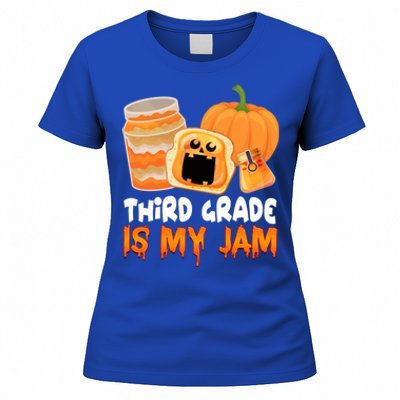 Funny Halloween Costume Team Third Grade Is My Jam 3Rd Grade Great Gift Women's T-Shirt