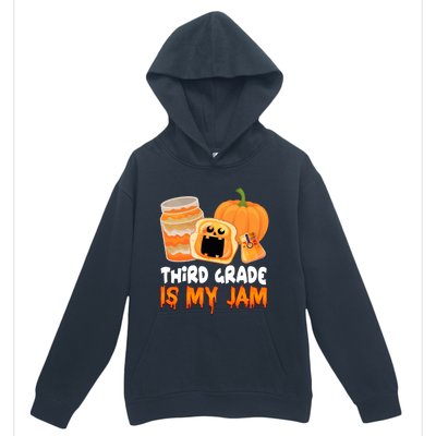 Funny Halloween Costume Team Third Grade Is My Jam 3Rd Grade Great Gift Urban Pullover Hoodie