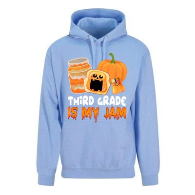 Funny Halloween Costume Team Third Grade Is My Jam 3Rd Grade Great Gift Unisex Surf Hoodie