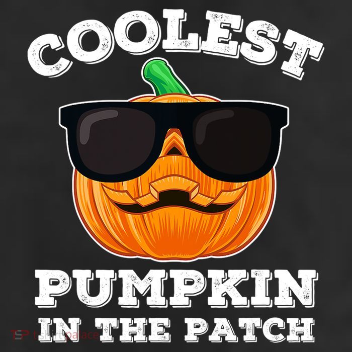 Funny Halloween Coolest Pumpkin In The Patch Gift 7 Panel Mesh Trucker Snapback Hat