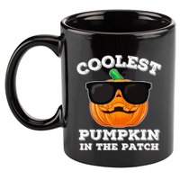 Funny Halloween Coolest Pumpkin In The Patch Gift 11oz C Handle Ceramic Mug