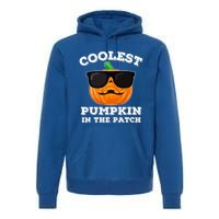 Funny Halloween Coolest Pumpkin In The Patch Gift Premium Hoodie