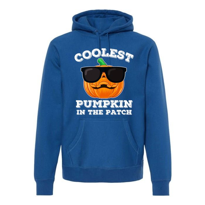 Funny Halloween Coolest Pumpkin In The Patch Gift Premium Hoodie