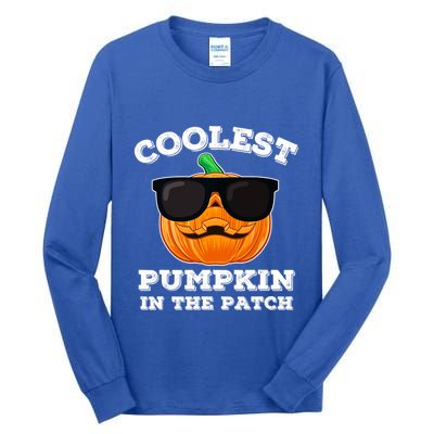 Funny Halloween Coolest Pumpkin In The Patch Gift Tall Long Sleeve T-Shirt