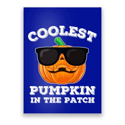Funny Halloween Coolest Pumpkin In The Patch Gift Poster