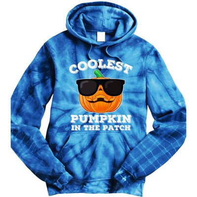Funny Halloween Coolest Pumpkin In The Patch Gift Tie Dye Hoodie