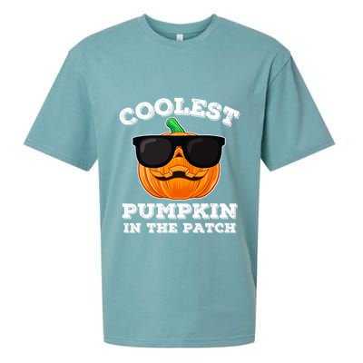 Funny Halloween Coolest Pumpkin In The Patch Gift Sueded Cloud Jersey T-Shirt