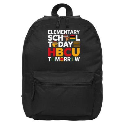 Future HBCU College Elementary School Today HBCU Tomorrow 16 in Basic Backpack