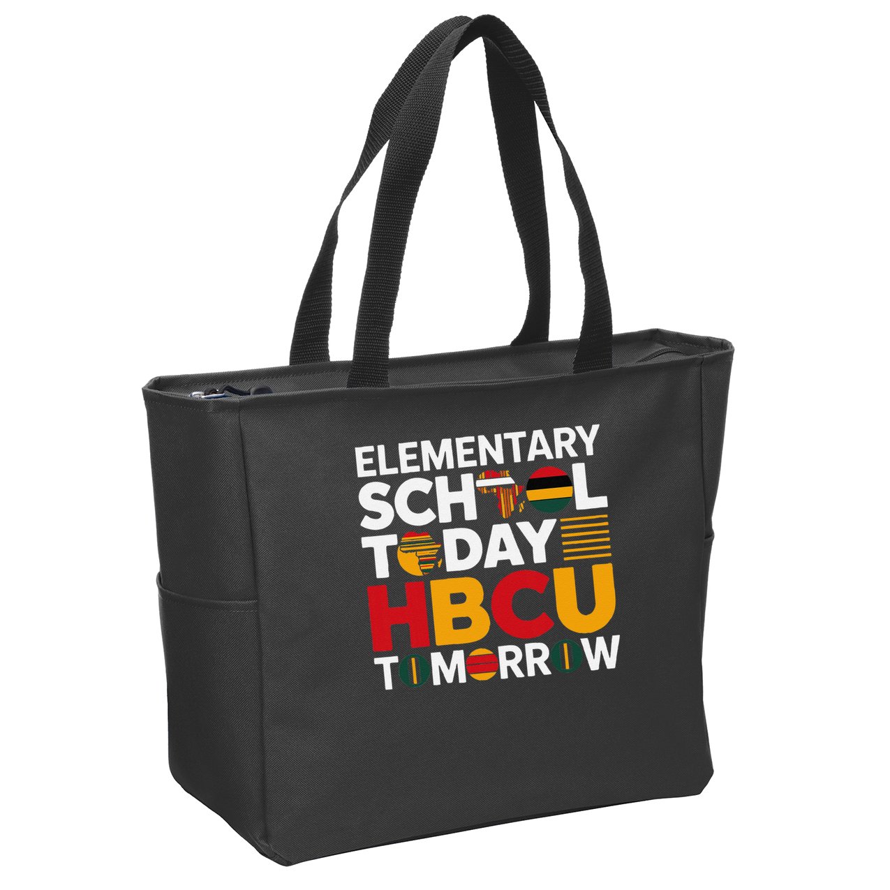 Future HBCU College Elementary School Today HBCU Tomorrow Zip Tote Bag