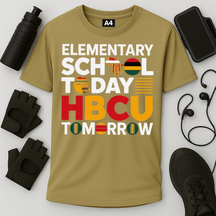 Future HBCU College Elementary School Today HBCU Tomorrow Cooling Performance Crew T-Shirt
