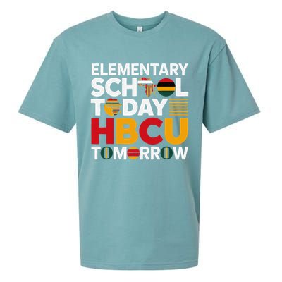 Future HBCU College Elementary School Today HBCU Tomorrow Sueded Cloud Jersey T-Shirt