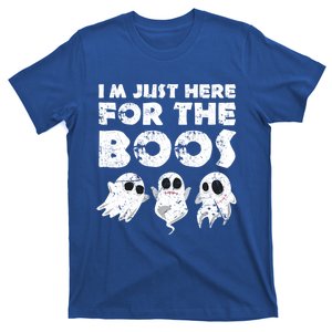 Funny Halloween Cute Gift Im Just Here For The Boos Great Gift T-Shirt