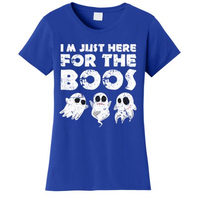 Funny Halloween Cute Gift Im Just Here For The Boos Great Gift Women's T-Shirt