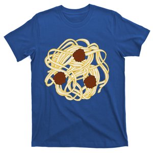 Funny Halloween Costume Food Spaghetti Meatballs Simple Safe T-Shirt