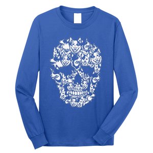 Fun Halloween Costume Skull Australian Cattle Dog Lover Long Sleeve Shirt