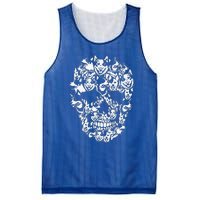 Fun Halloween Costume Skull Australian Cattle Dog Lover Mesh Reversible Basketball Jersey Tank