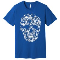 Fun Halloween Costume Skull Australian Cattle Dog Lover Premium T-Shirt