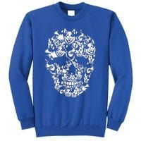 Fun Halloween Costume Skull Australian Cattle Dog Lover Tall Sweatshirt