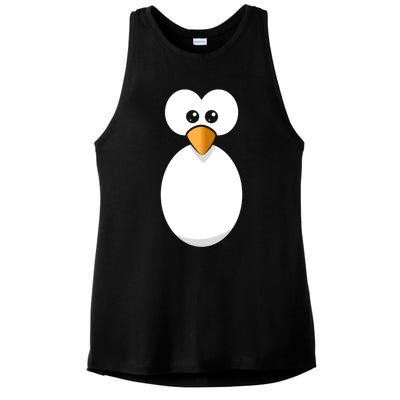 Funny Halloween Costume Black Penguin Funny Gift Ladies PosiCharge Tri-Blend Wicking Tank