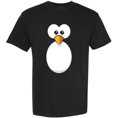 Funny Halloween Costume Black Penguin Funny Gift Garment-Dyed Heavyweight T-Shirt