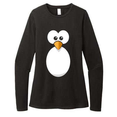 Funny Halloween Costume Black Penguin Funny Gift Womens CVC Long Sleeve Shirt