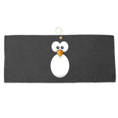 Funny Halloween Costume Black Penguin Funny Gift Large Microfiber Waffle Golf Towel