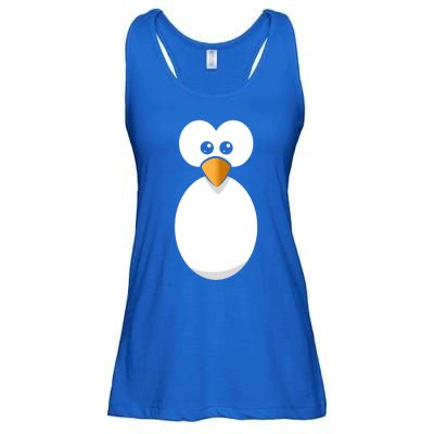 Funny Halloween Costume Black Penguin Funny Gift Ladies Essential Flowy Tank