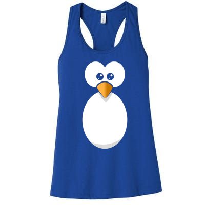 Funny Halloween Costume Black Penguin Funny Gift Women's Racerback Tank