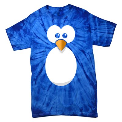 Funny Halloween Costume Black Penguin Funny Gift Tie-Dye T-Shirt