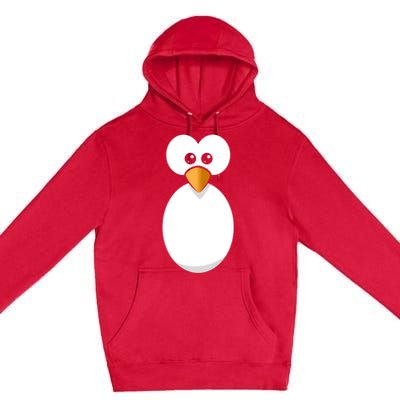 Funny Halloween Costume Black Penguin Funny Gift Premium Pullover Hoodie