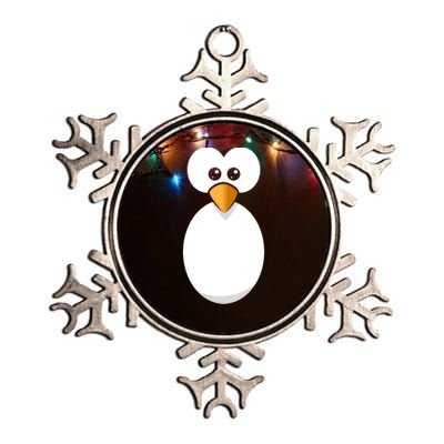 Funny Halloween Costume Black Penguin Funny Gift Metallic Star Ornament