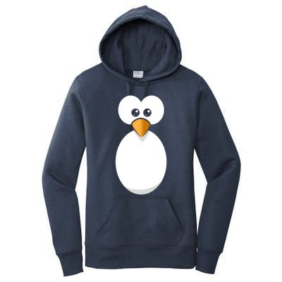 Funny Halloween Costume Black Penguin Funny Gift Women's Pullover Hoodie