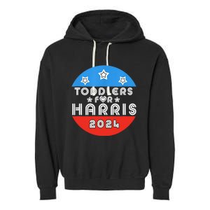 For Harris Cute Love Kamala Harris Garment-Dyed Fleece Hoodie