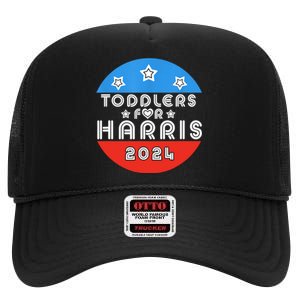 For Harris Cute Love Kamala Harris High Crown Mesh Back Trucker Hat