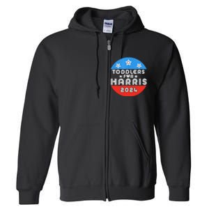 For Harris Cute Love Kamala Harris Full Zip Hoodie