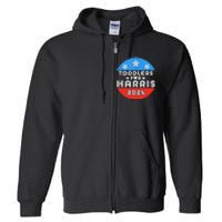 For Harris Cute Love Kamala Harris Full Zip Hoodie