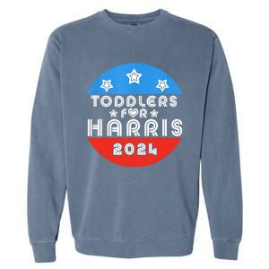 For Harris Cute Love Kamala Harris Garment-Dyed Sweatshirt