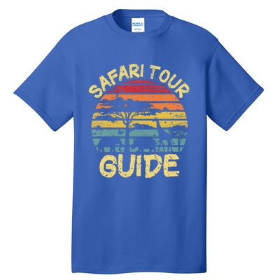 Funny Halloween Costume Vintage Safari Tour Guide Tall T-Shirt